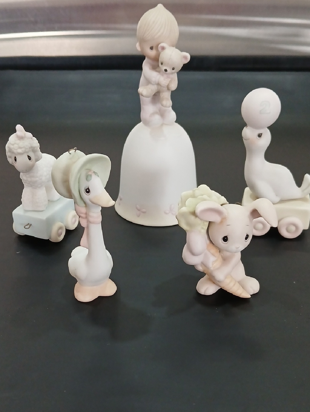💕Precious Moments Birthday Seal Sheep Bell Figurines Lot
